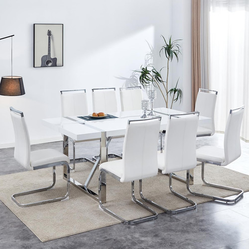 Dining table set - table, 8