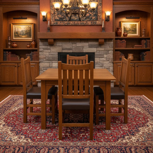 Mission style white - style, oak